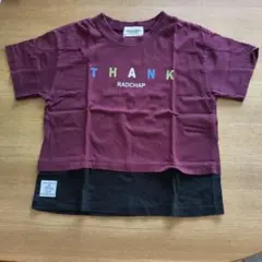 RADCHAP Tシャツ 110cm ボルドーのサムネイル