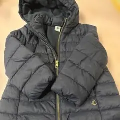 petit bateau セーリング フード付き中綿コート ネイビー