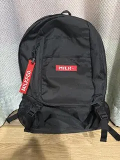 MILKFED. 우유 페드 배낭 배낭 블랙 대용량 로고