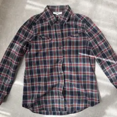 NATURAL BEAUTY BASIC チェック柄長袖シャツ M