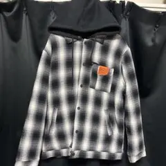 ルーカ フランネル ボア シャツジャケット オンブレチェックRVCA
