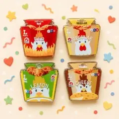 からあげクン デコレーションパーツ チャーム　4種セット