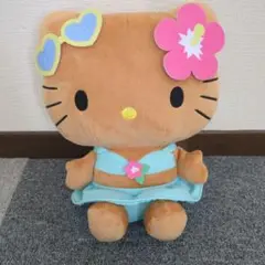 ハローキティ アロハ ビーチ日焼け姿 ぬいぐるみ　新品タグ付き 2004年 ハローキティ アロハ ビーチ日焼け姿 ぬいぐるみ 新品タグ付き
