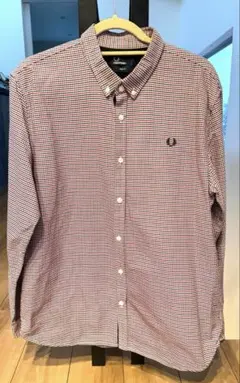 フレッドペリー 長袖チェック柄シャツ （Lサイズ）★sonics_tr6様専用