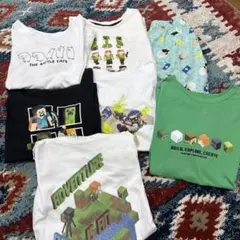 SALE！子供用Tシャツセット マイクラ スプラトゥーンなど120~140