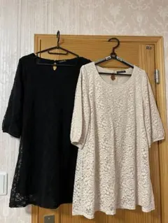3点セット　2点チュニックカットソー+1点ワンピース