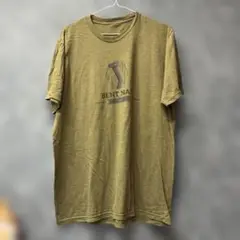 オリーブカラー プリントTシャツ