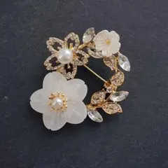 ブローチ 桜モチーフ 入学式 卒園式 卒業式 アクセサリー