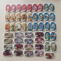 ポケモンメザスタタグ（楕円タグ） 48枚セット