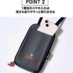 GLOW2023.3月号付録ディズニーおでかけスマホショルダーのサムネイル