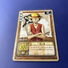 ワンピース 旧 カードゲーム カードダス ルフィ プロモ 一流の男