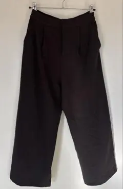 オペークドットクリップ ワイドパンツ