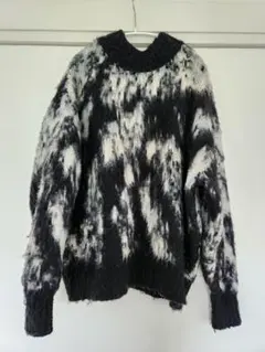 VACANCY ヴァカンシー モノクロハイネックシャギーニット