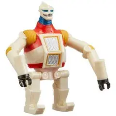 機器人偶 可動式手臂 白色/紅色