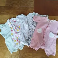 ベビーロンパース5枚まとめ売り