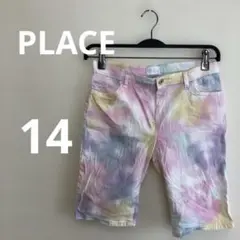 PLACE プレイス タイダイ柄 ハーフパンツ パステルカラー 14