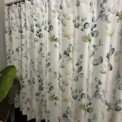 NITORI 植物柄カーテン