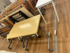折りたたみ式 キャスター付き 学習机　まとめて可能