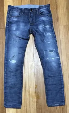【名作モデル】エンポリオアルマーニ J75 スリムフィット デニムパンツ W31のサムネイル