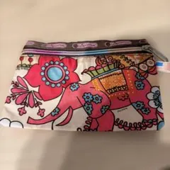 LeSportsac エレファントデザイン ポーチ