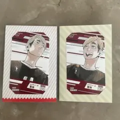 【新品】 ハイキュー ジャンショ　ブロマイド 宮侑　宮治　 2枚セット