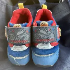 アンパンマン ベビーシューズ 青/赤