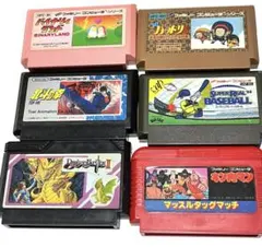 ファミコンソフト　6本まとめ売り