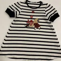 定価14580円ファミリア【80】ストライプ ワンピース