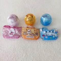 ガチャガチャ サンリオ プールバッグ風ミニポーチ