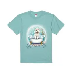 人気❤️ハイクオリティー Tシャツ ゴールデンドゥードル ミントグリーン Lサイズ