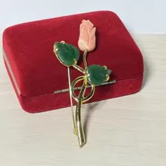 昭和レトロ ローズブローチ フラワーアクセサリー