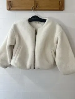 branshes ボアジャケット アイボリー 110cm フリースのサムネイル