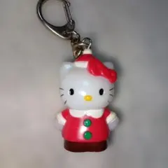 ハローキティ2007 クリスマス キーホルダー サンタクロース平成レトロ希少