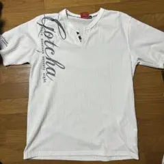 ホワイト Vネック Tシャツ