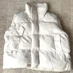 アイボリー ダウンベスト Fサイズ