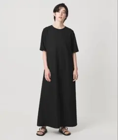 美品】TENTIAL MIGARU Light Knit ワンピース L 黒 - メルカリ