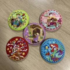 ディズニー刺繍缶バッジ　5種セット