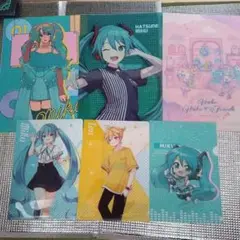 初音ミク・鏡音レン クリアファイル5枚セット