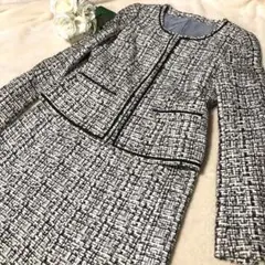美品♦︎ホワイトジョーラ♡7AR フォーマル ツイード 卒園　入学　七五三