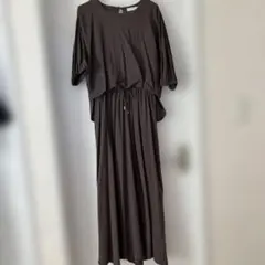 any FAM ダークブラウン ワンピース、sizeL