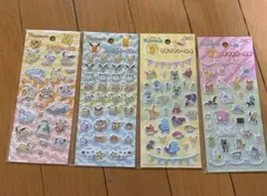 ポケモン プチプチシール 4種類シートセット