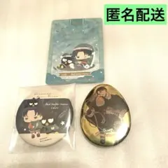 進撃の巨人　リヴァイ サンリオ　バッドばつ丸　ぐでたま　缶バッジ　特典カード