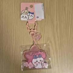 【新品】ハチワレ桜デザインのアクリルキーホルダー