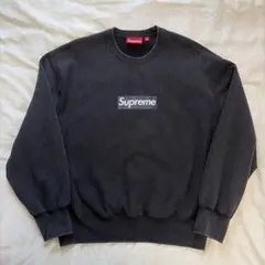 Supreme Washed Box Logo Crewneck Black Mのサムネイル