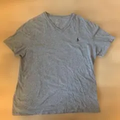 Polo Ralph Lauren グレー Vネック Tシャツ M