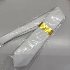 国産ホワイト礼服用ネクタイ
