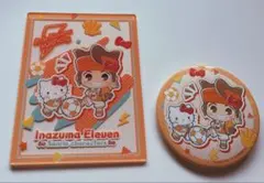 イナズマイレブン サンリオ 缶バッジ アクリルカード 基山 - メルカリ