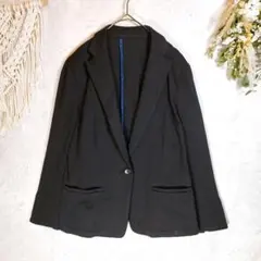 コムサイズム　テーラードジャケット 【9】 黒　オフィス　フォーマル　春夏