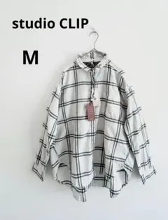 studio CLIP チェック柄シャツ　ゆったり　タグ付新品