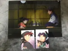 忍たま　ファイル　イラストカード　アニメイト特典　土井先生　きり丸　値下げ可